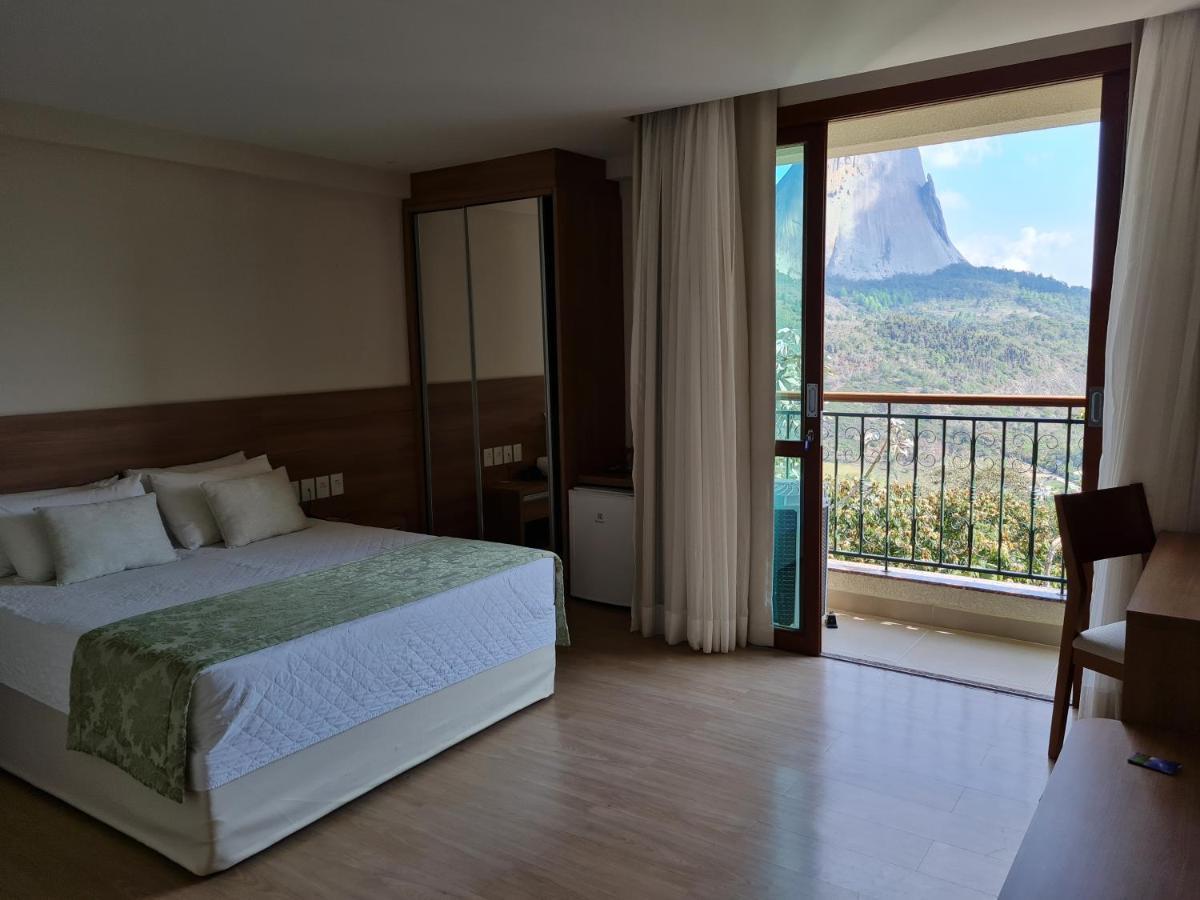 Vista Para Pedra Azul E Tv De 85" Exterior foto